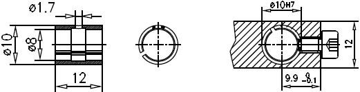 T100/630 Klemmh&uuml;lse